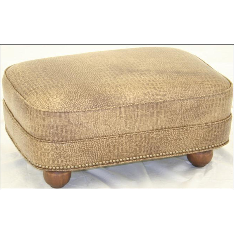 Leather Ottoman