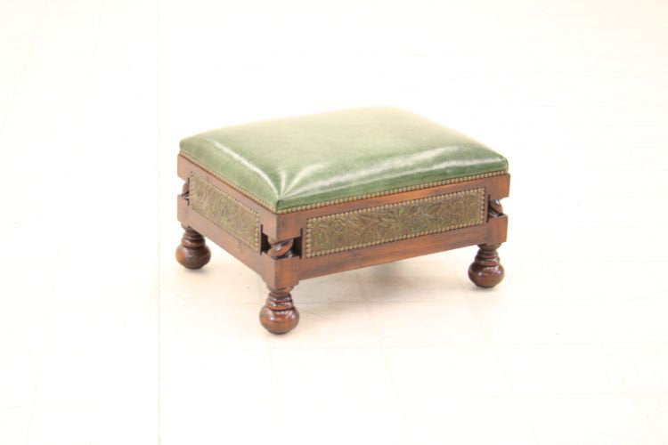 Leather Ottoman