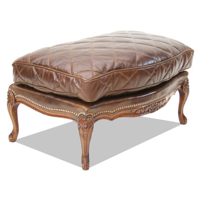 Leather Ottoman