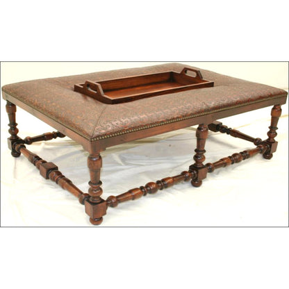 Leather Ottoman