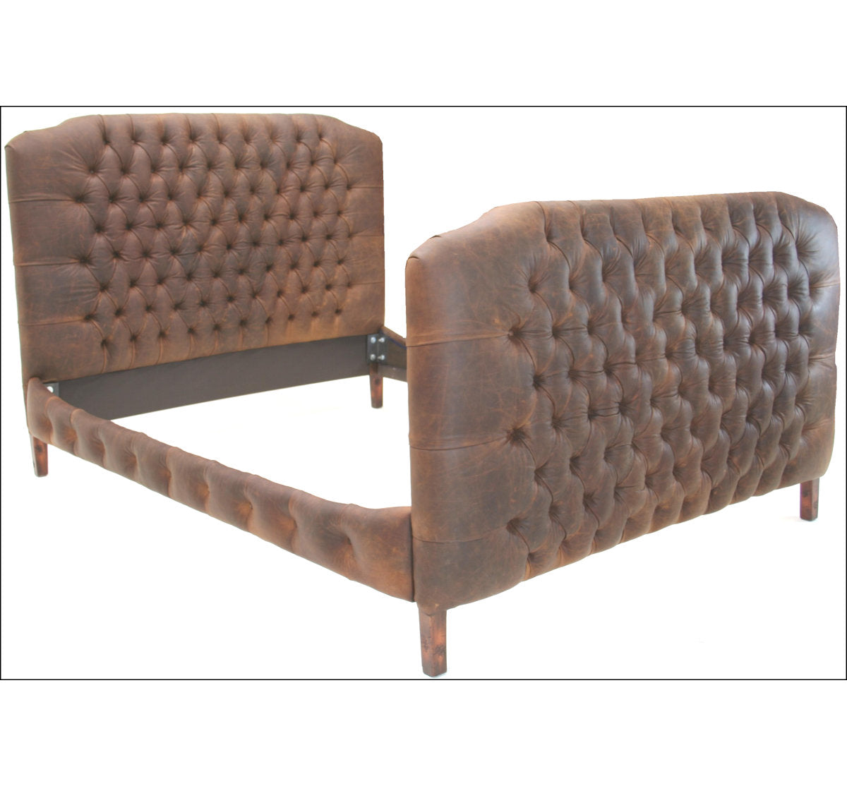 Leather Queen Bed