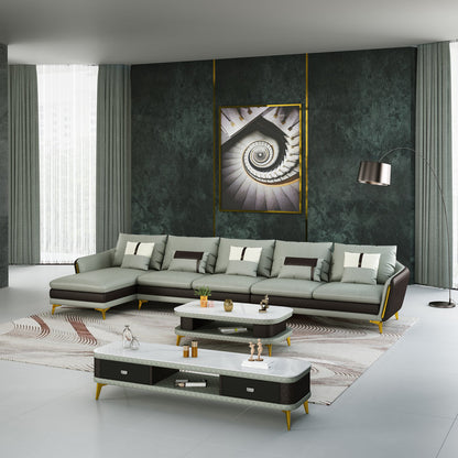 Leather Sectional