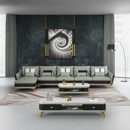 Leather Sectional