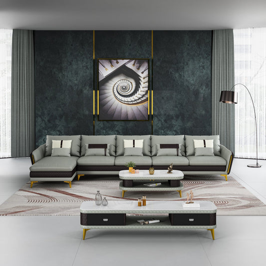 Leather Sectional