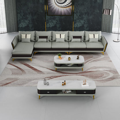 Leather Sectional