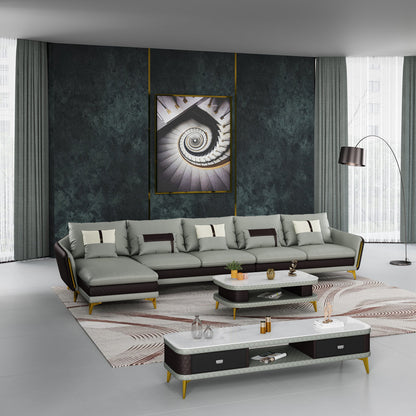 Leather Sectional