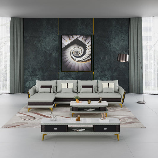 Leather Sectional