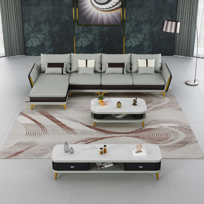 Leather Sectional
