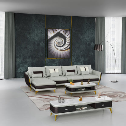 Leather Sectional