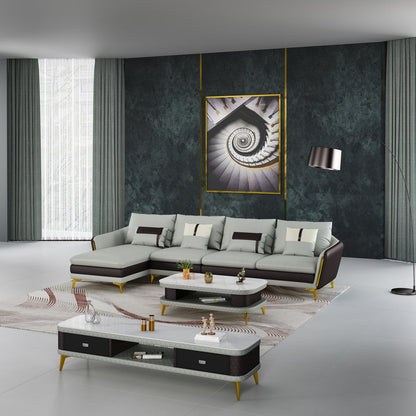 Leather Sectional