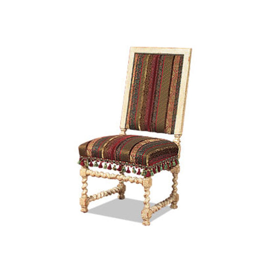 Leather Side Chair Chair with Ottoman