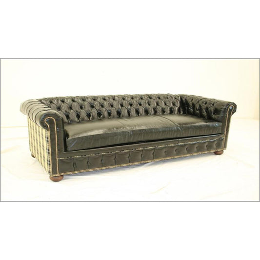 Leather Sleeper Sofa