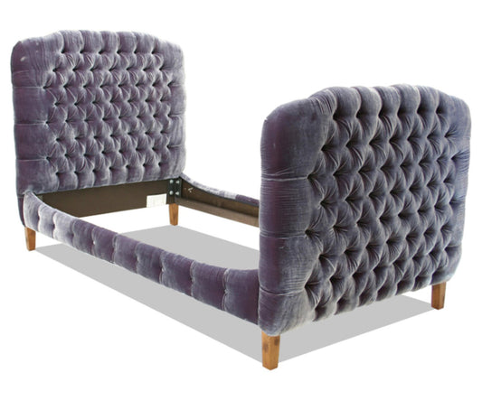 Leather Twin Bed