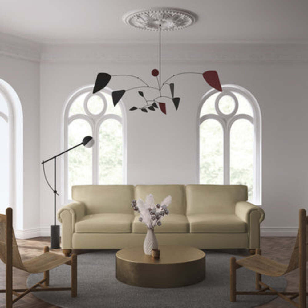 Leroy Rolled Panel-Arm Sofa with Bun Feet