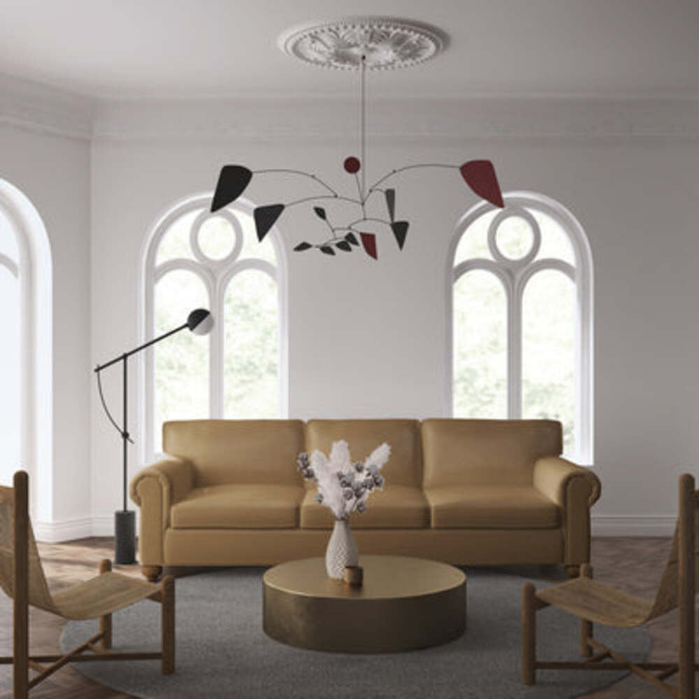 Leroy Rolled Panel-Arm Sofa with Bun Feet