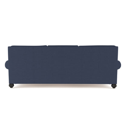 Leroy Rolled Panel-Arm Sofa with Bun Feet