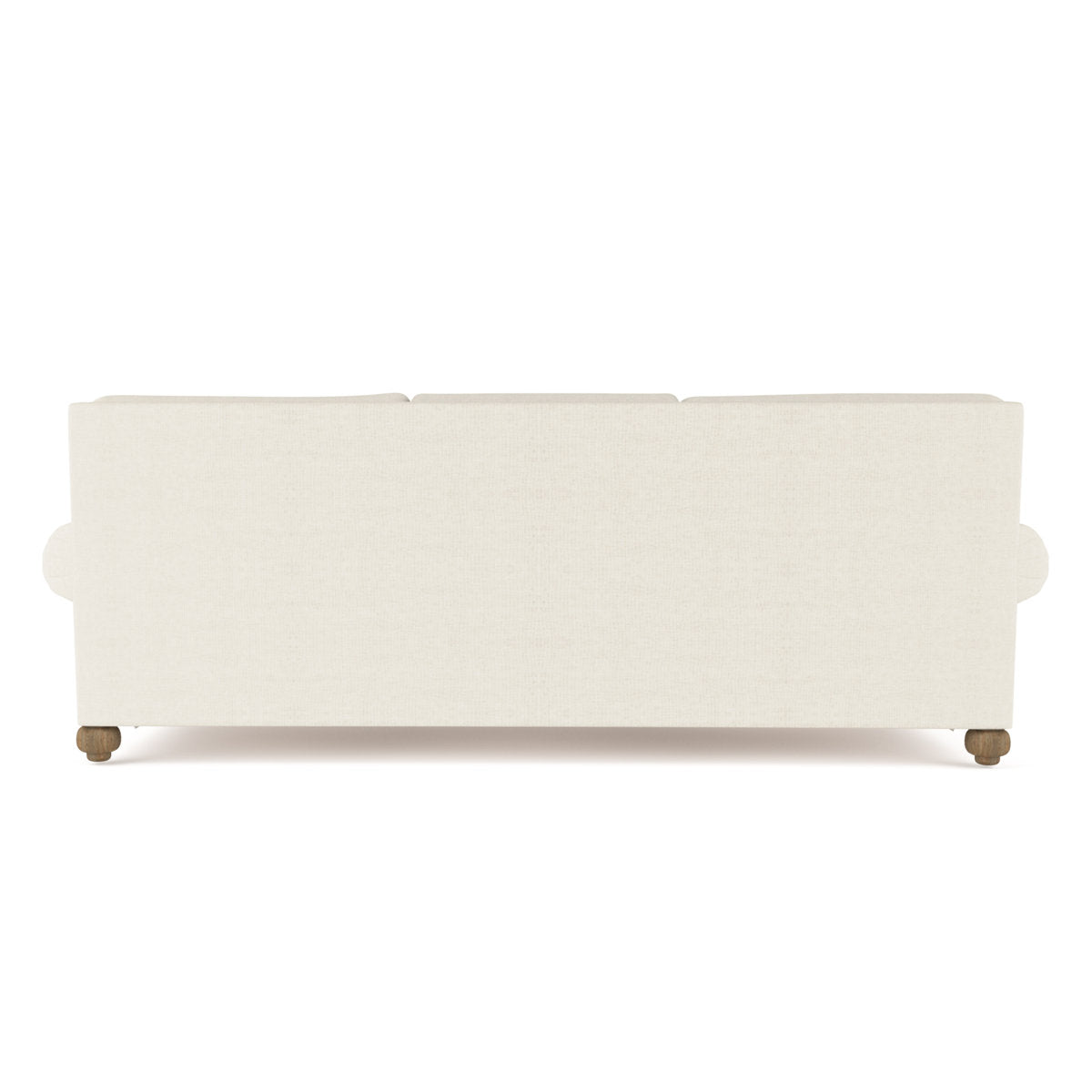 Leroy Rolled Panel-Arm Sofa with Bun Feet