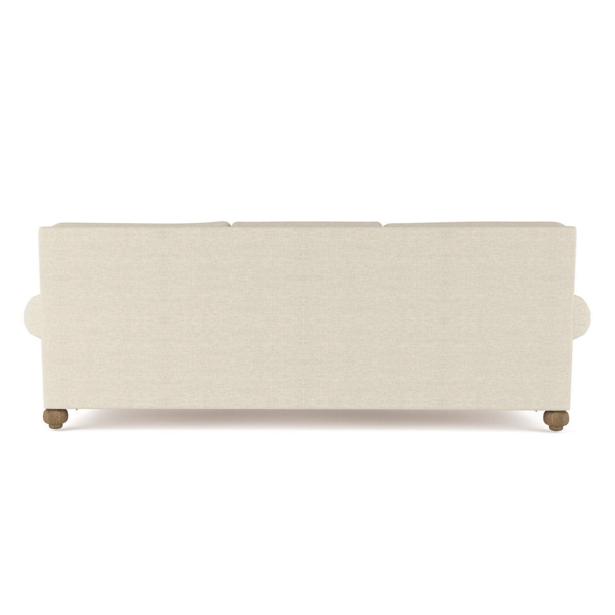 Leroy Rolled Panel-Arm Sofa with Bun Feet