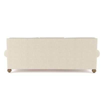 Leroy Rolled Panel-Arm Sofa with Bun Feet