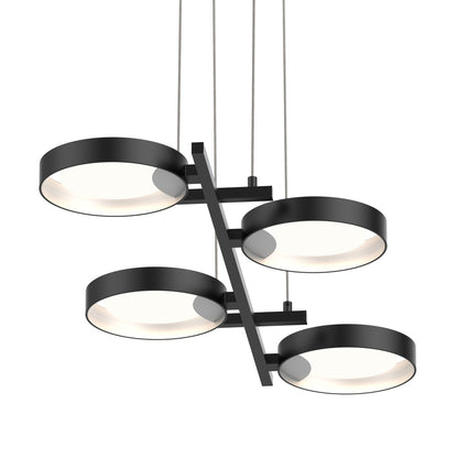 Light Guide Ring 4 - Light LED Chandelier