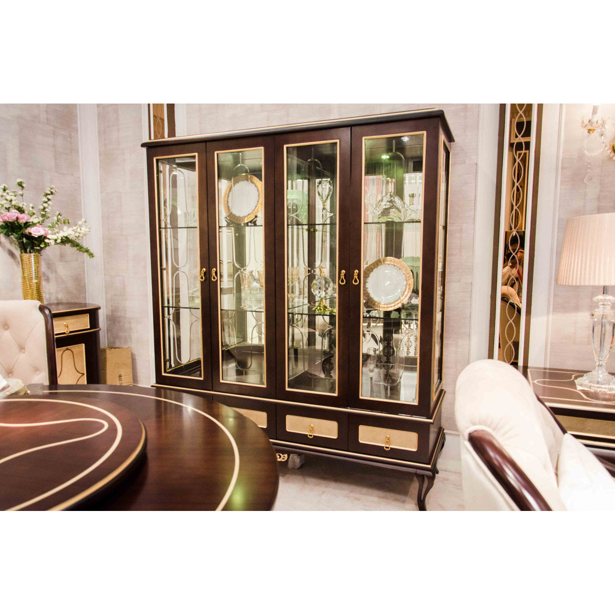 Lighted Curio Cabinet