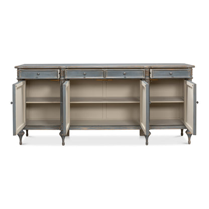 Lilac 88'' W Solid Wood Sideboard