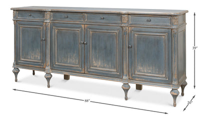 Lilac 88'' W Solid Wood Sideboard