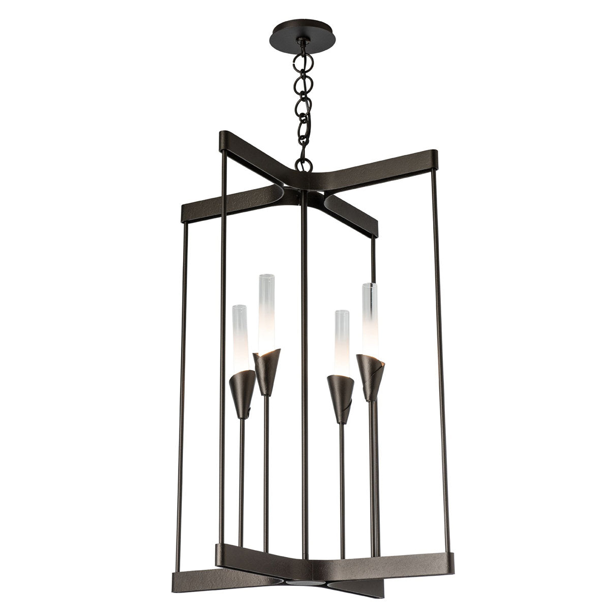 Lilium 4-Light Chandelier - Vintage Platinum