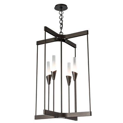 Lilium 4-Light Chandelier - Vintage Platinum