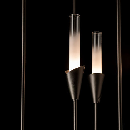 Lilium 4-Light Chandelier - Vintage Platinum