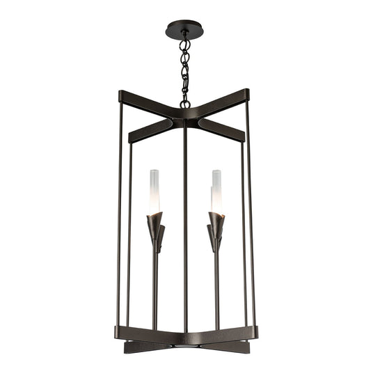 Lilium 4-Light Chandelier - Vintage Platinum