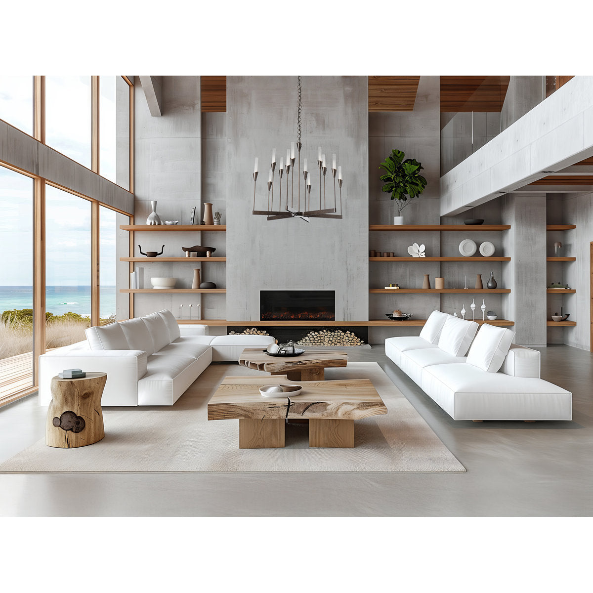 Lilium Chandelier - 12-Light - Vintage Platinum