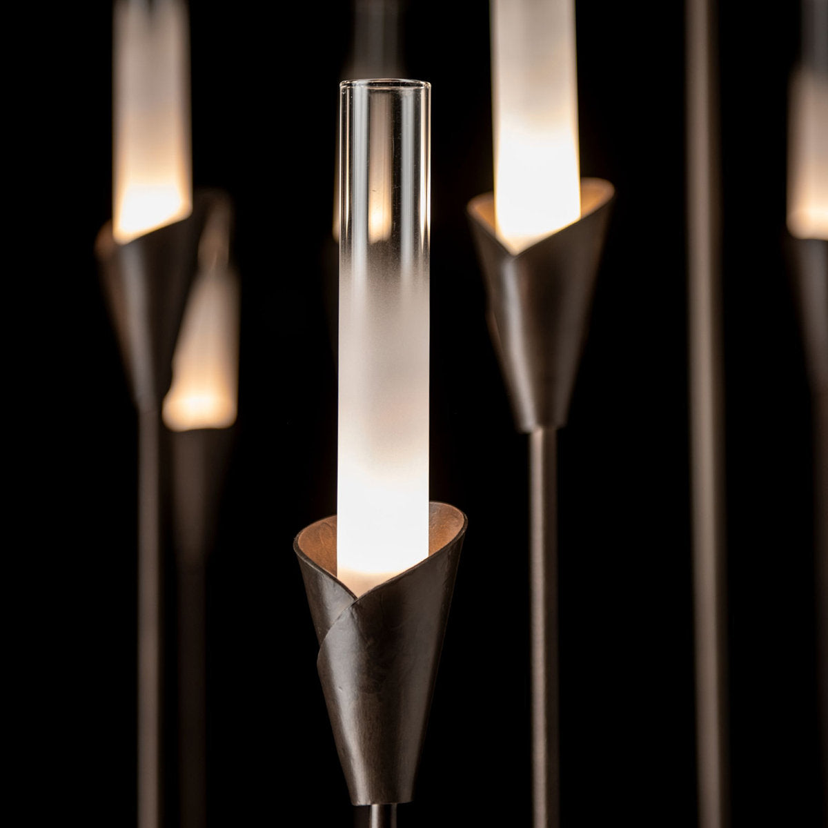 Lilium Chandelier - 12-Light - Vintage Platinum