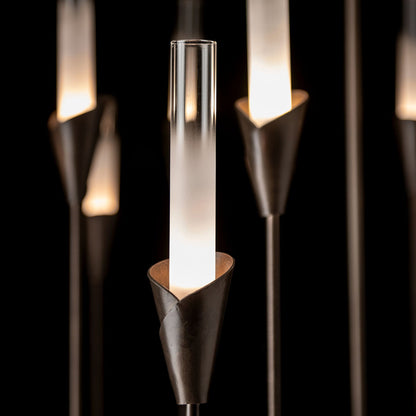 Lilium Chandelier - 12-Light - Vintage Platinum
