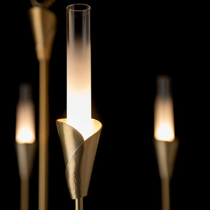 Lilium Chandelier - 6-Light - Dark Smoke