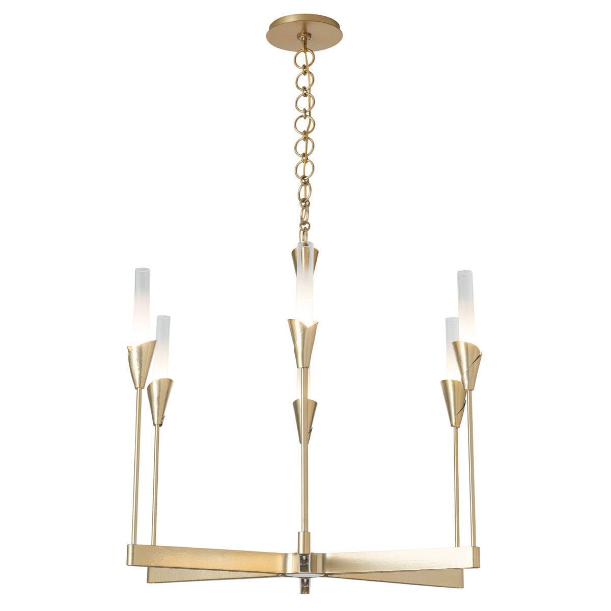 Lilium Chandelier - 6-Light - Dark Smoke