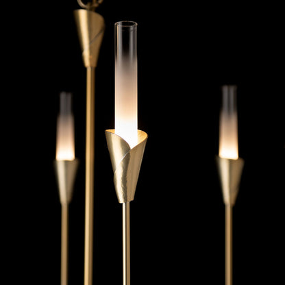 Lilium Chandelier - 6-Light - Dark Smoke