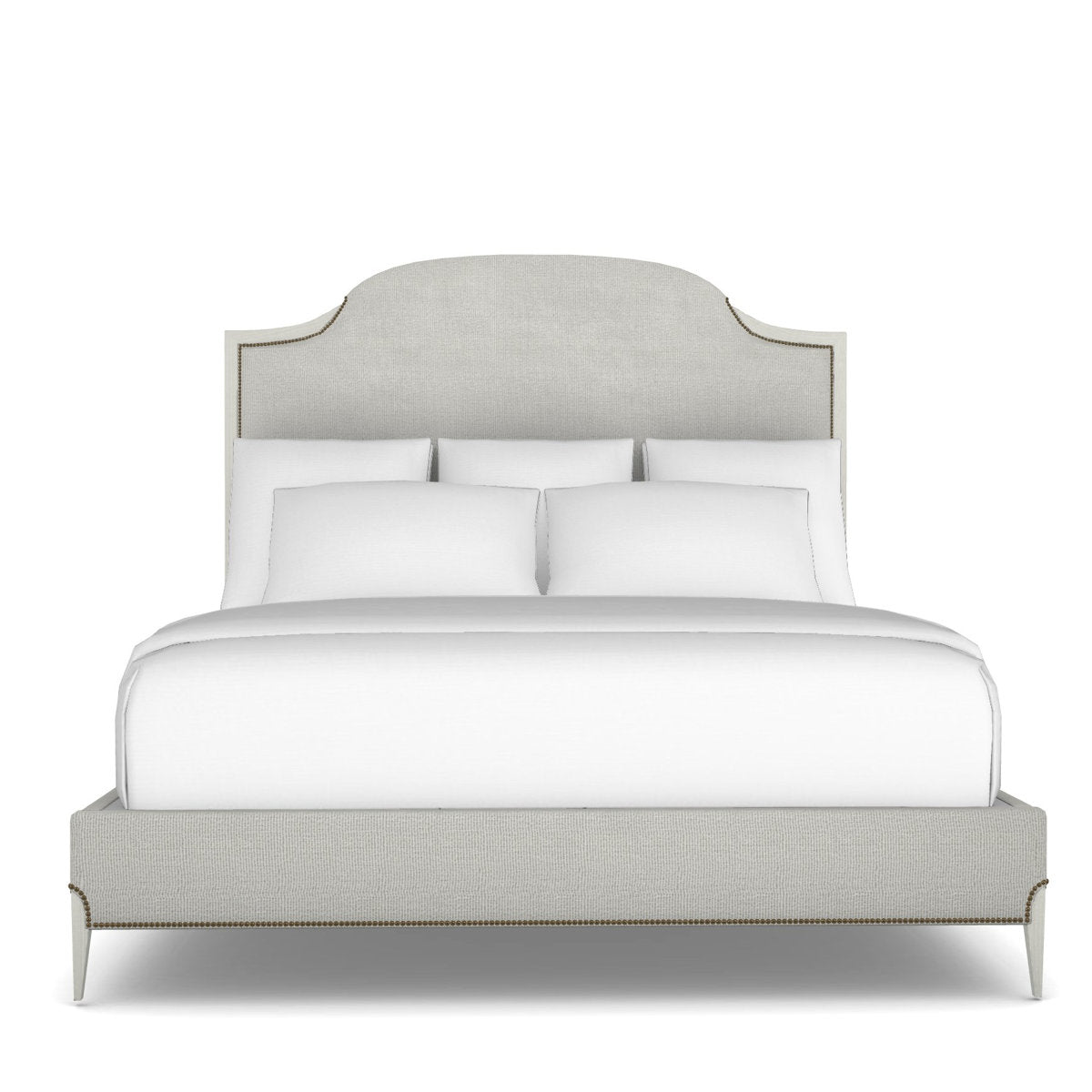 Lillet California King Upholstered Low Profile Panel Bed