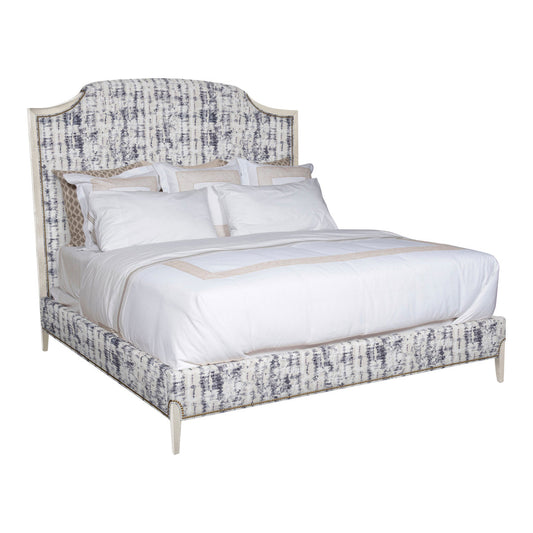 Lillet King Upholstered Low Profile Panel Bed