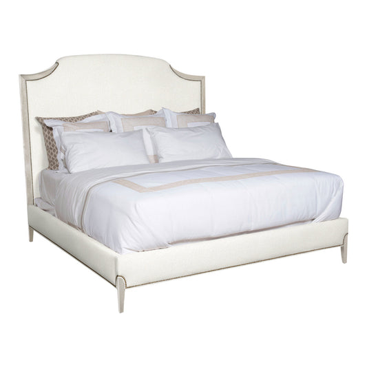 Lillet Queen Upholstered Low Profile Panel Bed