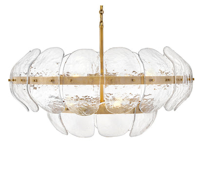 Lillia 9 - Light Steel Dimmable Chandelier