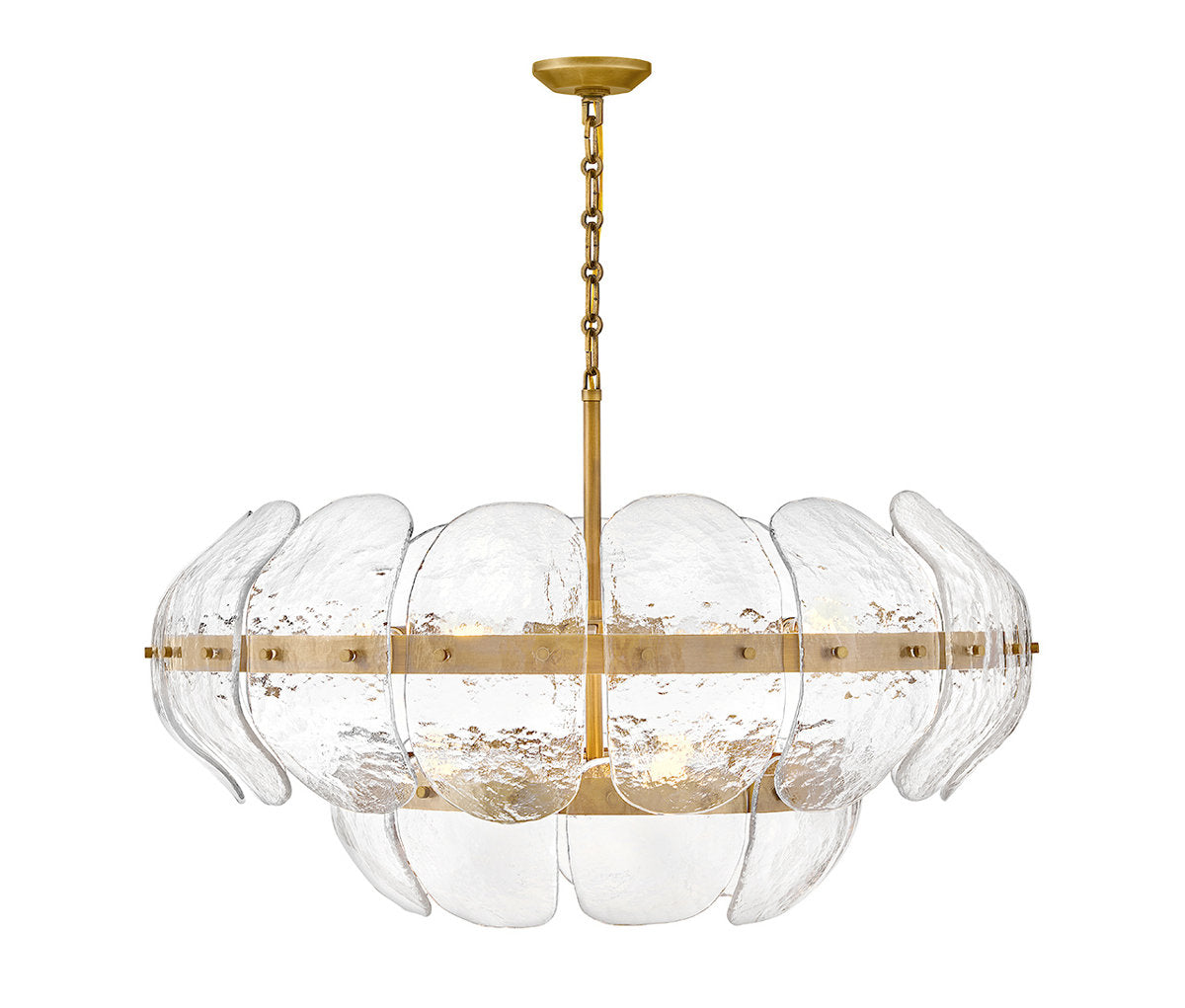 Lillia 9 - Light Steel Dimmable Chandelier