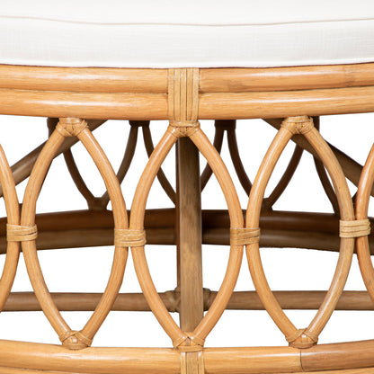 Lillian Round Ottoman