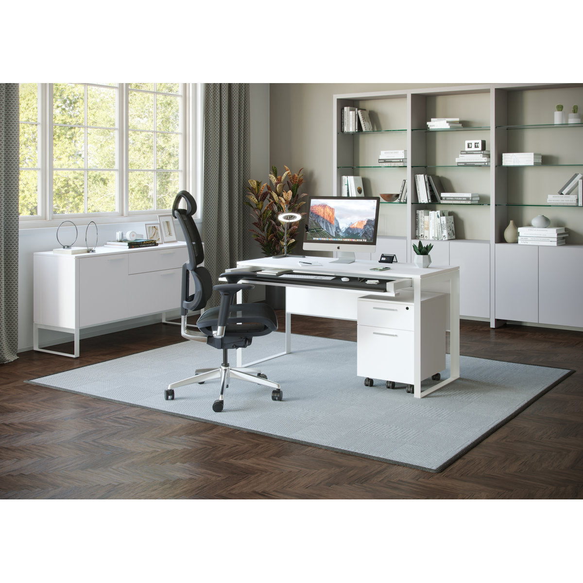 Linea 84'' H x 65'' W Standard Bookcase