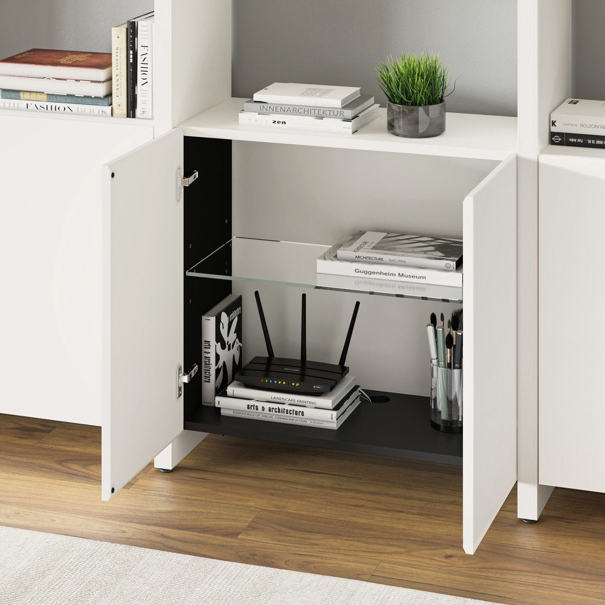 Linea 84'' H x 65'' W Standard Bookcase