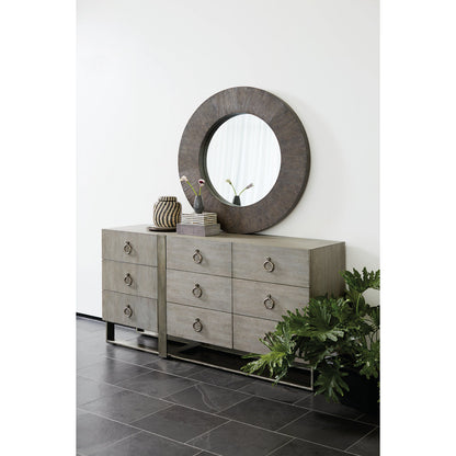 Linea 9 Drawer Dresser with Mirror