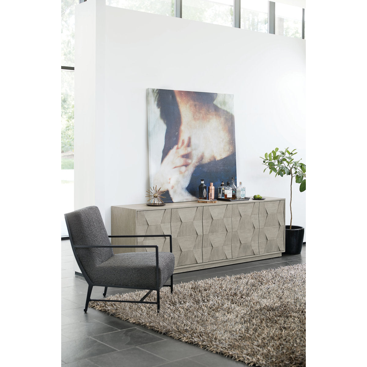 Linea TV Stand for TVs up to 88"