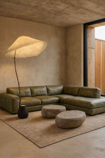 Linen Canopy Floor Lamp