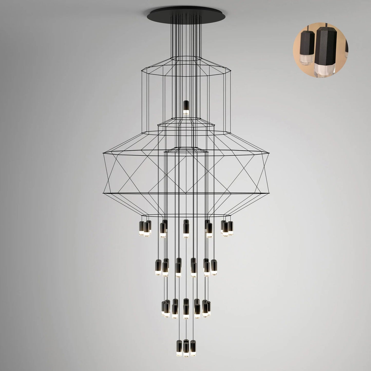 Lines Chandelier