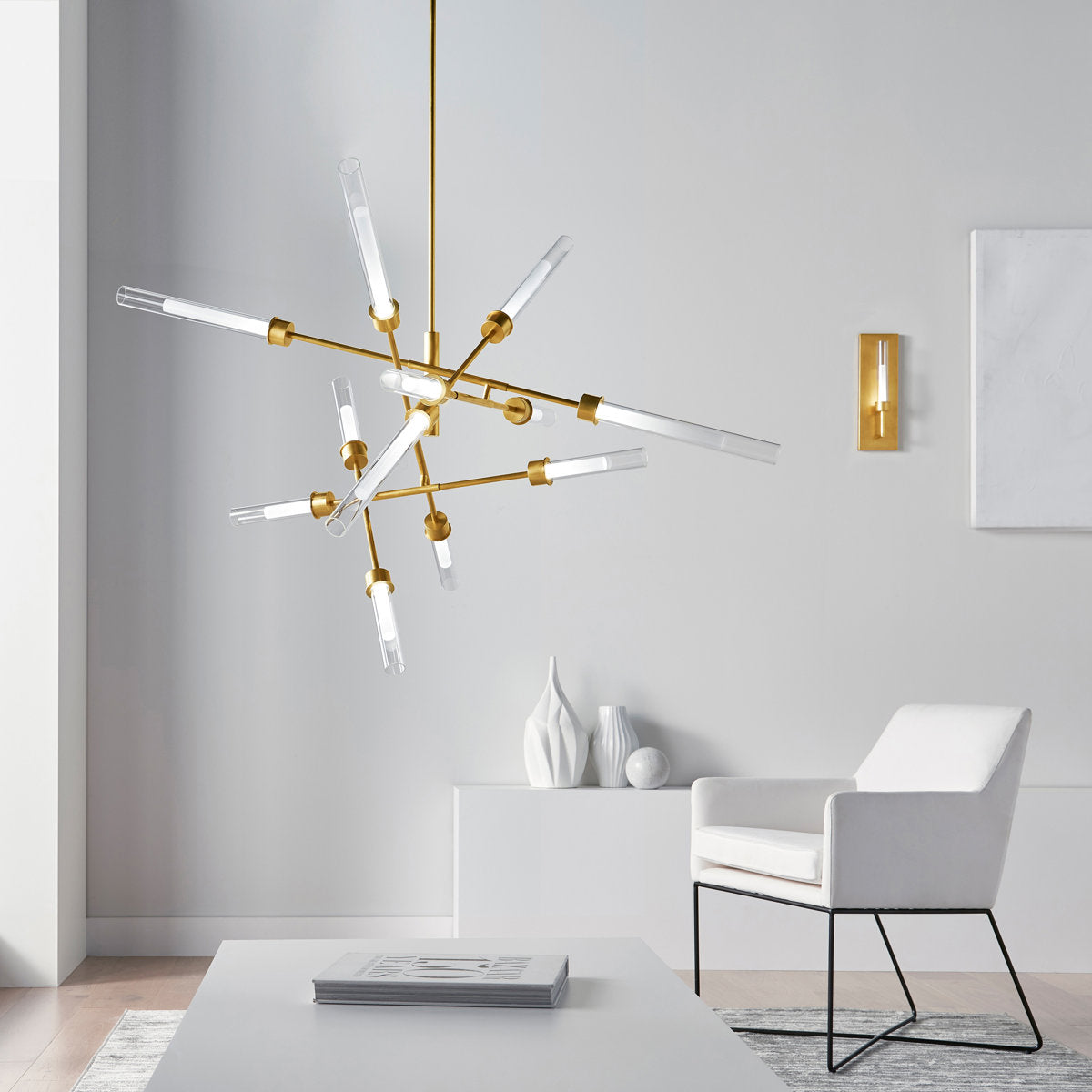 Linger 12 - Light LED Chandelier